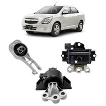 Kit 3 Coxim Calço Motor LE LD Cambio Manual Cobalt 2013/...