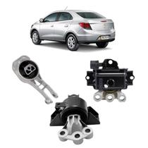 Kit 3 Coxim Calço Motor LE LD Cambio Manual Prisma 2013/... Kit 3 Coxim Calço Motor LE LD Cambio Manual Prisma 2013/...