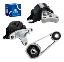 Kit 3 Coxim Calço Suporte Do Motor E Câmbio Kwid Sampel 8408/8420/8458