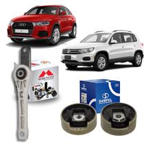 Kit 3 coxim cambio quadro inferior audi q3 1.4 2.0 tfsi 2011 a 2018 / tiguan 1.4 2.0 tsi 2009 a 2018 Kit 3 coxim cambio quadro inferior audi q3 1.4 2.0 tfsi 2011 a 2018 / tiguan 1.4 2.0 tsi 2009 a 2018