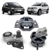Kit 3 Coxim LD Le Câmbio Motor Ecosport Fiesta 2003 Até 2012