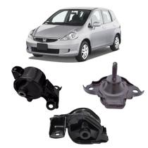 Kit 3 Coxim Motor Cambio Frontal Manual Honda Fit 03/08