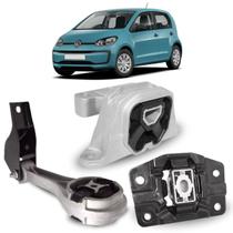 Kit 3 Coxim Motor Câmbio Vw Up! Mpi 1.0 2014 2015 2016 17 18