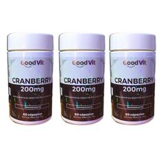 Kit 3 Cranberry 60 Capsulas - Good Vit