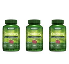 Kit 3 Cranberry Fonte De Proantocianidinas 60 Capsulas - Herbamed