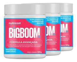 Kit 3 Creatina Bigboom 300mg