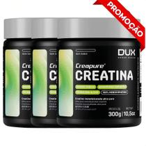 Kit 3 Creatina Creapure Dux Nutrition 300g Sem Sabor - Força e Massa Muscular