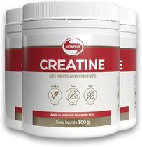 kit 3 Creatina Creatine Vitafor 300g Envio Imediato