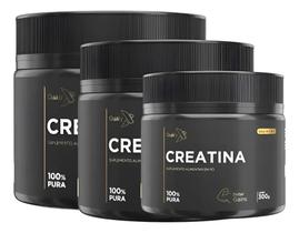 kit 3 Creatina em Pó 100% Pura Qualynutri 300g kit 3 Creatina em Pó 100% Pura Qualynutri 300g