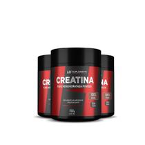 Kit 3 Creatina Em Pó 3G Pura Hf Suplements 150G