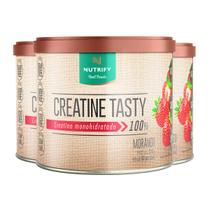Kit 3 Creatina Monohidratada Nutrify 210g Morango Kit 3 Creatina Monohidratada Nutrify 210g Morango