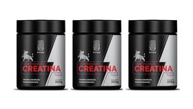 Kit 3 Creatina Monohidratada Pura Fitios Sem Sabor Pote 300g