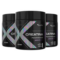 Kit 3 Creatina XTRA NUTRITION 100% Pura 300g Purafor Força, Potência e Desempenho