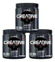 Kit 3 Creatine Creatina 100% Pura Monohidratada 300g Black Kit 3 Creatine Creatina 100% Pura Monohidratada 300g Black