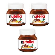 Kit 3 Creme Avelã Nutella Ferrero 140g cada