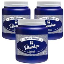 Kit 3 Creme De Barbear Palmidaya 240g Mentolado - Palmindaya