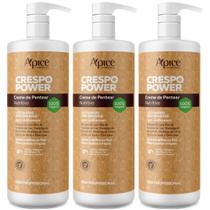 Kit 3 Creme De Pentear Nutritivo Apse Apice Crespo Power Vegano Profissional Uso Diario 1L Kit 3 Creme De Pentear Nutritivo Apse Apice Crespo Power Vegano Profissional Uso Diario 1L