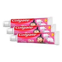 Kit 3 Creme Dental Infantil Colgate Smiles Agnes 60g