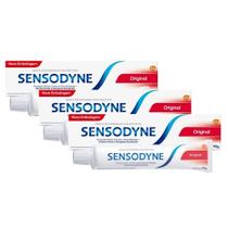 Kit 3 Creme Dental Sensodyne Original para Dentes Sensíveis 90g Kit 3 Creme Dental Sensodyne Original para Dentes Sensíveis 90g