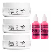 Kit 3 Creme Desodorante Dupé Natulife 160g + 2 Loção Milagroso Delima Suave Fragrance