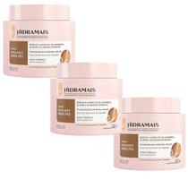 Kit 3 Creme Desodorante Esfoliante para Pés 220g Hidramais