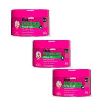 Kit 3 Creme Esfoliante Corporal e Rosto Pitaya Rosa Esfoliação para Corpo Pés 300g Bio Soft