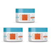 Kit 3 Creme Esfoliante Pé Extrato Ginkgo Biloba Agradal 250g Kit 3 Creme Esfoliante Pé Extrato Ginkgo Biloba Agradal 250g