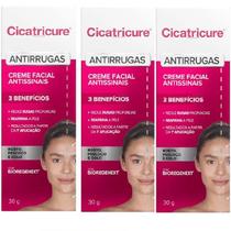 Kit 3 Creme Facial Antissinais Cicatricure 50g Kit 3 Creme Facial Antissinais Cicatricure 50g