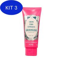 Kit 3 Creme Granado Pink Hidratante Para Cutículas 100G