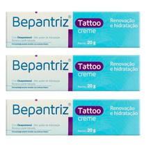 Kit 3 Creme Hidratante Bepantriz Tattoo Creme 20g Cimed