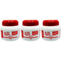 Kit 3 Creme Hidratante Colágeno Elastina Vitamina E com Filtro Solar 240g