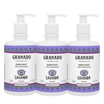 Kit 3 Creme Hidratante Corporal Lavanda Terrapeutics Granado 300ml