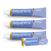 Kit 3 Creme Hidratante para Tatuagem Pomada Proteção Bepantriz 20g