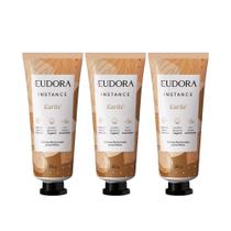 Kit 3 Creme para Mãos Hidratante Perfumado Karité Eudora Instance 30g