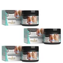 Kit 3 Creme Redutor De Gordura Termo Ativado Mary Life 250g