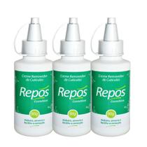 Kit 3 Creme Removedor e Hidratante de Cutículas Repos 90g