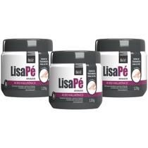 Kit 3 Creme Reparador Lisa Pe BioSoft Acido Hialuronico Ressecamento Desodorante Uso Noturno 120g