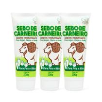 Kit 3 Cremes Hidratant Sebo de Carneiro Pés e Mãos Soul 200g Kit 3 Cremes Hidratant Sebo de Carneiro Pés e Mãos Soul 200g
