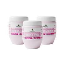 Kit 3 Cremes Hidrate & Repara Natuseiva 240g Niacinamida, Queratina e Rosa Mosqueta Hidratação Kit 3 Cremes Hidrate & Repara Natuseiva 240g Niacinamida, Queratina e Rosa Mosqueta Hidratação