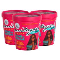 Kit 3 Cremes Para Pentear Lola Milagre 450g Kit 3 Cremes Para Pentear Lola Milagre 450g