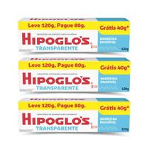 Kit 3 Cremes Preventivo Contra Assaduras Hipoglós Transparente 120g