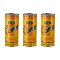 Kit 3 Creolina Desinfetante Creo Linhal 900ml Cada