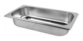 Kit 3 Cuba Gn Gastronômica Inox 1 Por 3 X 65 mm P Rechaud Buffet