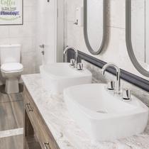 Kit 3 Cubas de Apoio 500x360 Mm com Furo Central sem Ladrão Thema Incepa