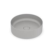 Kit 3 Cubas de Apoio Redonda sem Mesa 390 Platinium P2 Incepa Cinza/Stone