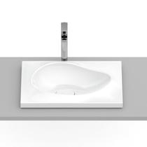 Kit 3 Cubas de Sobrepor 62x44,5cm Ruy Ohtake Roca Branco