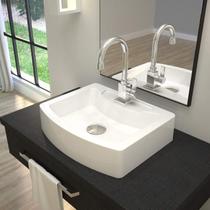 Kit 3 Cubas para Banheiro Rt41w Retangular Aria Compace