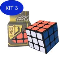 Kit 3 Cubo Mágico Profissional 3X3X3