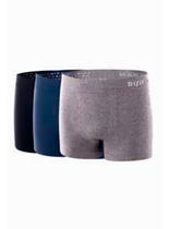 Kit/3 Cueca Boxer Infantil Trifil CK4118 Sem Costura Microfibra T. P/G Kit/3 Cueca Boxer Infantil Trifil CK4118 Sem Costura Microfibra T. P/G