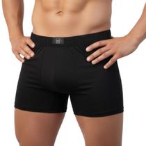 Kit 3 Cueca Boxer Lisa Poliamida Respirável Forro Algodão Empório Da Roupa Kit 3 Cueca Boxer Lisa Poliamida Respirável Forro Algodão Empório Da Roupa